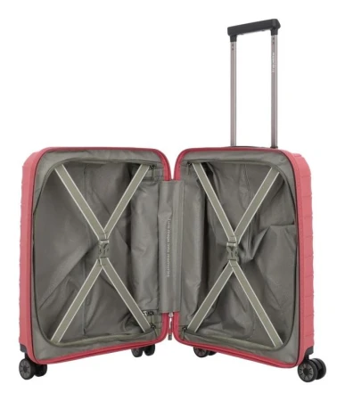 Travelite Mooby S Red kufr + kosmetická taštička zdarma