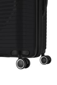 Travelite Orbita L Black kufr + kosmetická taštička zdarma