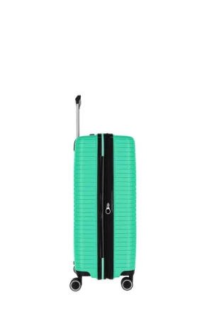 Travelite Orbita M Green kufr + kosmetická taštička zdarma