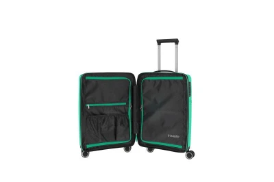 Travelite Orbita S Green kufr + kosmetická taštička zdarma