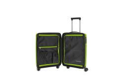 Travelite Orbita S Lime kufr + kosmetická taštička zdarma