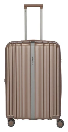 Travelite Paros 4w M hnědý cestovní kufr