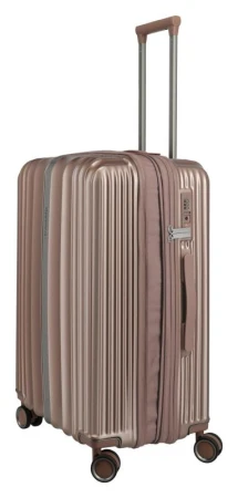Travelite Paros 4w M hnědý cestovní kufr