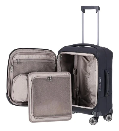 Travelite Priima M Black kufr + kosmetická taštička zdarma