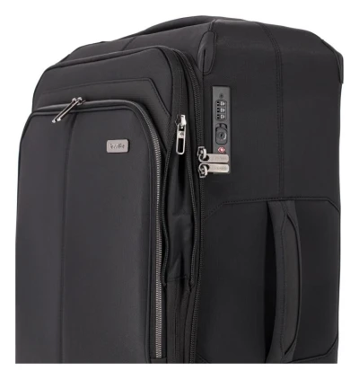 Travelite Priima M Black kufr + kosmetická taštička zdarma