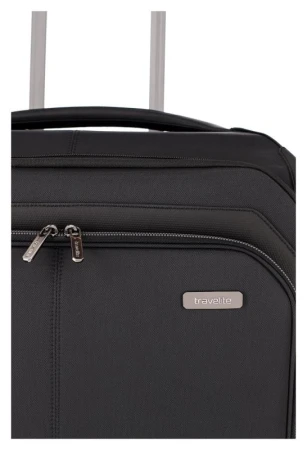 Travelite Priima M Black kufr + kosmetická taštička zdarma
