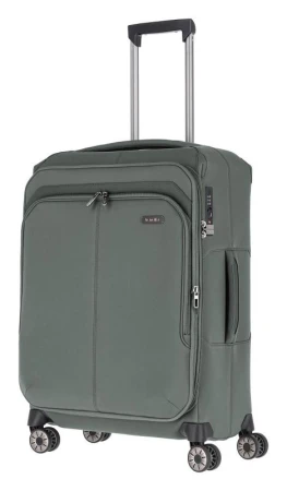 Travelite Priima M Olive kufr + kosmetická taštička zdarma Travelite Priima M Olive kufr + kosmetická taštička zdarma