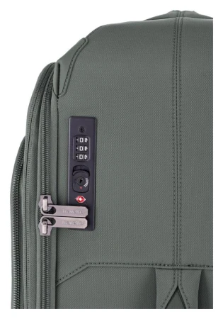Travelite Priima M Olive kufr + kosmetická taštička zdarma