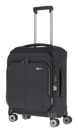 Travelite Priima S Black kufr + kosmetická taštička zdarma Travelite Priima S Black kufr + kosmetická taštička zdarma