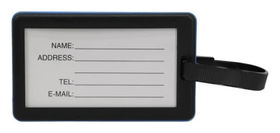 Travelite oranžová PVC visačka na kufr