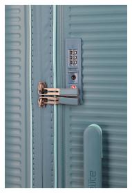 Travelite Roomer Trunk L Aqua + kosmetická taštička zdarma