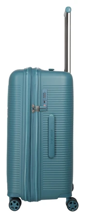 Travelite Roomer Trunk M tyrkysový cestovní kufr