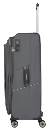 Travelite Skaii 4w L Anthracite kufr + kosmetická taštička zdarma