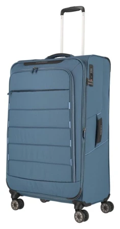 Travelite Skaii 4w L Blue kufr + kosmetická taštička zdarma Travelite Skaii 4w L Blue kufr + kosmetická taštička zdarma