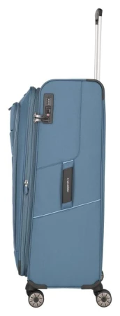 Travelite Skaii 4w L Blue kufr + kosmetická taštička zdarma
