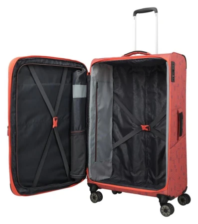 Travelite Skaii 4w L oranžový cestovní kufr