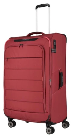 Travelite Skaii 4w L Red kufr + kosmetická taštička zdarma