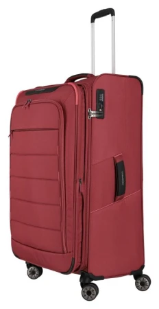 Travelite Skaii 4w L Red kufr + kosmetická taštička zdarma