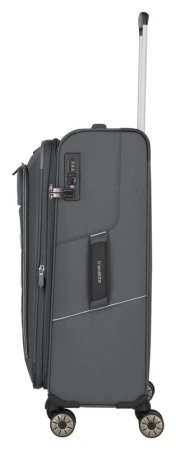 Travelite Skaii 4w M Anthracite kufr + kosmetická taštička zdarma