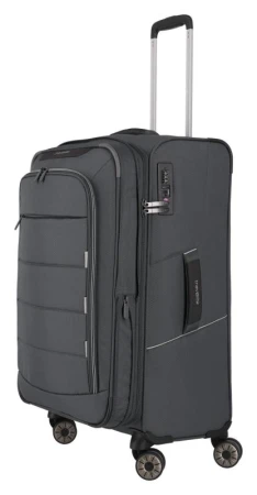 Travelite Skaii 4w M Anthracite kufr + kosmetická taštička zdarma