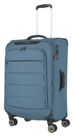 Travelite Skaii 4w M Blue kufr + kosmetická taštička zdarma