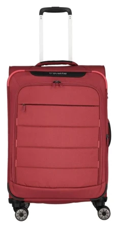Travelite Skaii 4w M Red kufr + kosmetická taštička zdarma