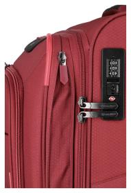 Travelite Skaii 4w M Red kufr + kosmetická taštička zdarma