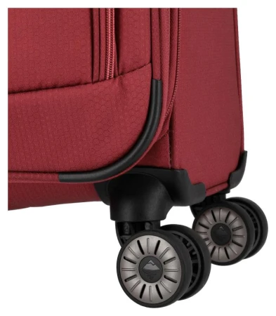 Travelite Skaii 4w M Red kufr + kosmetická taštička zdarma