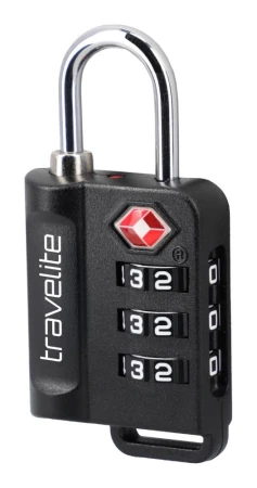 Travelite TSA Padlock černý visací zámek