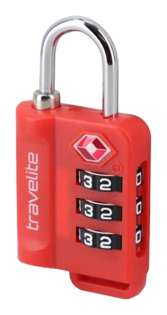 Travelite TSA Padlock červený visací zámek