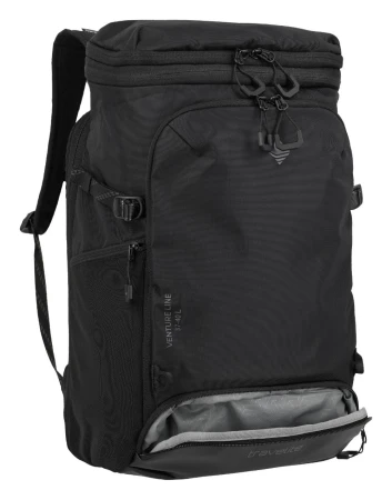 Travelite Venture Line Backpack XL černý palubní cestovní batoh
