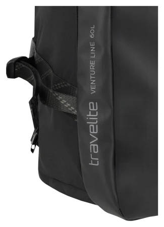 Travelite Venture Line Duffle L černá cestovní taška