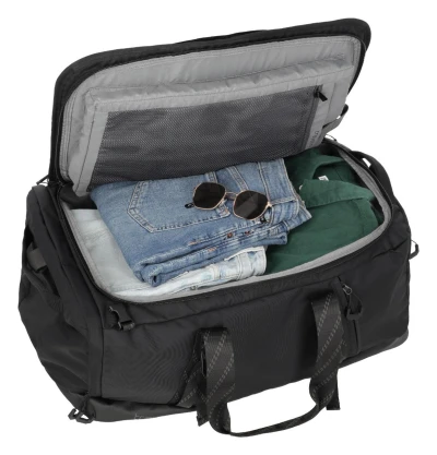 Travelite Venture Line Duffle L černá cestovní taška