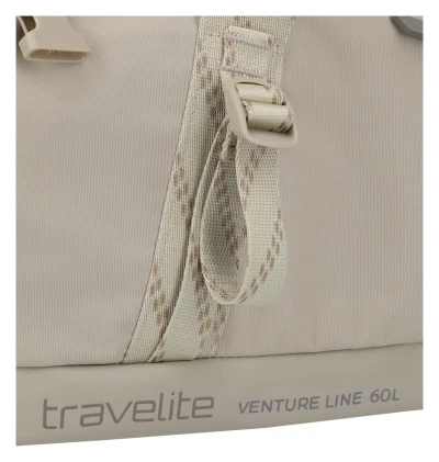 Travelite Venture Line Duffle L béžová cestovní taška
