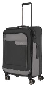 Travelite Viia 4w M Anthracite kufr + kosmetická taštička zdarma Travelite Viia 4w M Anthracite kufr + kosmetická taštička zdarma