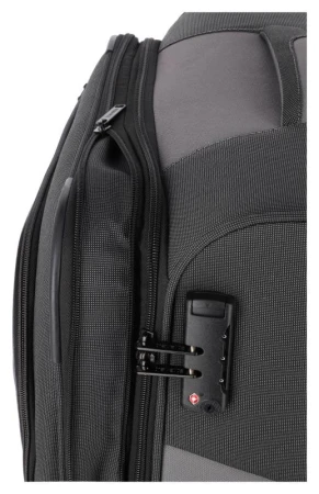 Travelite Viia 4w M Anthracite kufr + kosmetická taštička zdarma