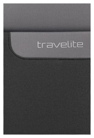 Travelite Viia 4w M Anthracite kufr + kosmetická taštička zdarma