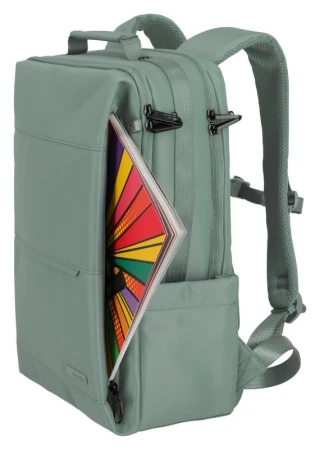 Travelite Workflow M zelený batoh na notebook