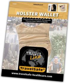 TravelSafe kapsa na tělo Holster Wallet beige