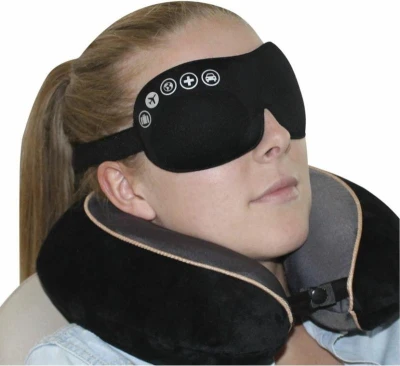 TravelSafe oční maska s ucpávkami Foam Eye Mask