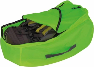 Travel Safe Combipack fluorescenčně zelená L pláštěnka přes batoh
