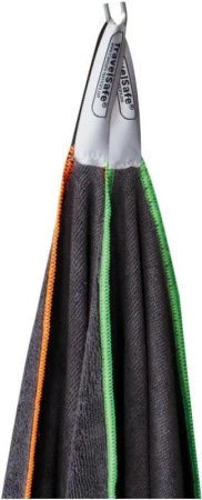 TravelSafe ručník Microfiber Terry Towel XL charcoal/lime green