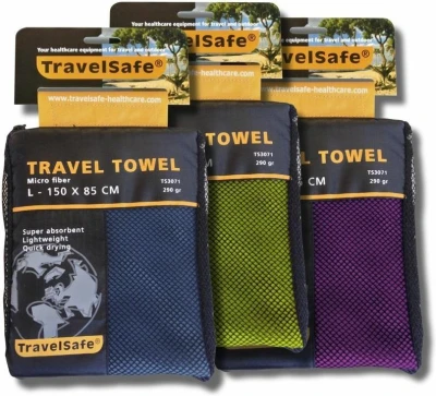 TravelSafe ručník Microfiber Towel L purple