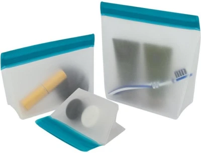 Travel Safe Leakproof Bag transparentní sada 3 pouzder