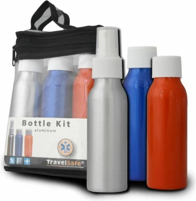 TravelSafe sada toaletních lahviček Bottle Kit TravelSafe sada toaletních lahviček Bottle Kit