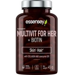 Trec Nutrition ESSENSEY Multivitamíny pre ženy s Biotínom - 90 kapsúl