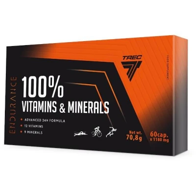 Trec Nutrition Multivitamíny Trec Endurance 100% Vitamins Minerals - 60 kapslí