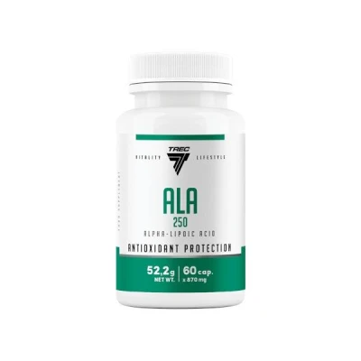 Trec Nutrition Trec ALA 250 - kyselina alfa-lipoová - 60 kapslí Trec Nutrition Trec ALA 250 - kyselina alfa-lipoová - 60 kapslí