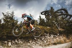 Force DOWNHILL šedo-čierne cyklistické tretry