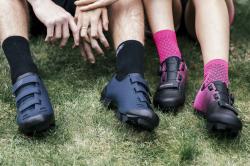 Force MTB HERO 2 modré cyklistické tretry + šátek Force